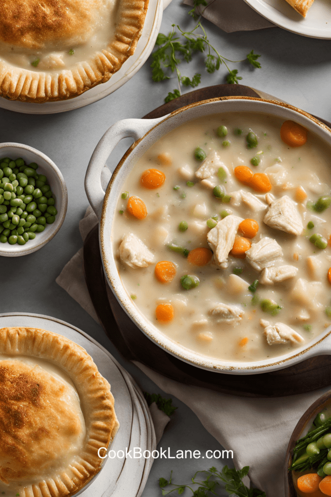 Slow Cooker Creamy Chicken Pot Pie Recipe